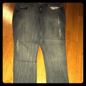 EUC plus size jeans 20 costumed  to  skinny jeans